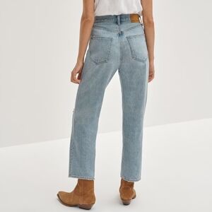 Denim Forum Aritzia Joni Hi-Rise Loose Cropped Jeans Oraganic Cotton Sz 28, EUC